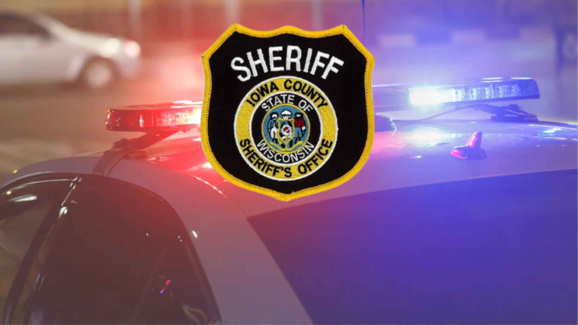 Motorcyclist injured in Iowa County crash