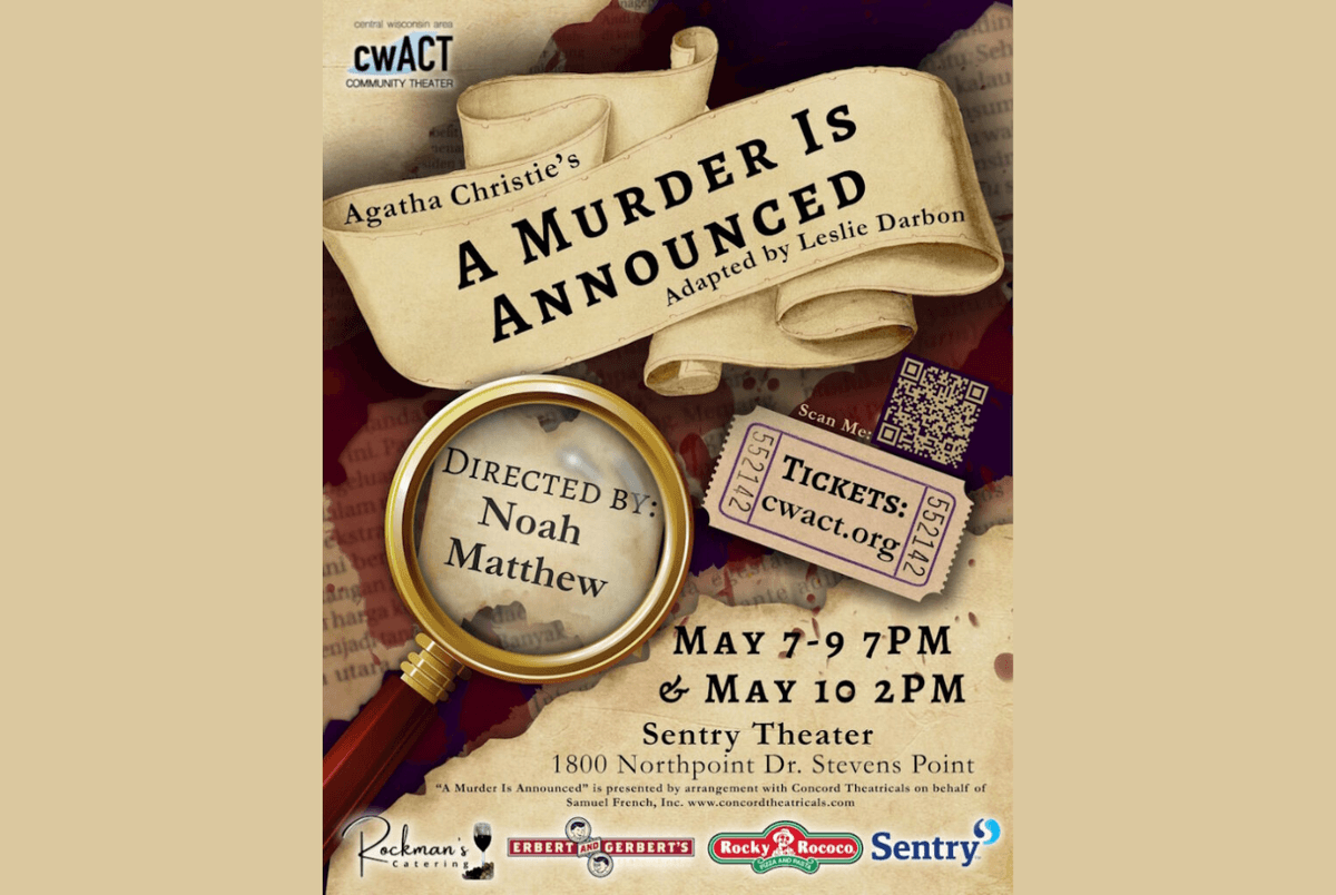 cwACT Presents "A Murder Is Announced"